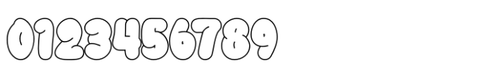 Moranky Outline Font OTHER CHARS