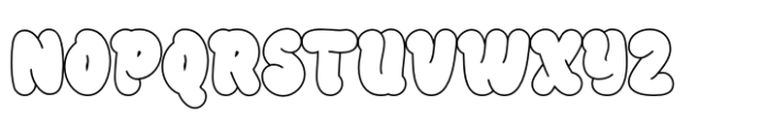Moranky Outline Font UPPERCASE
