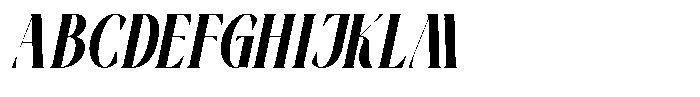 Moravine Italic Font UPPERCASE