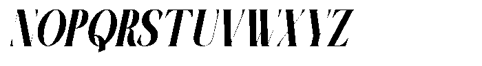Moravine Italic Font UPPERCASE
