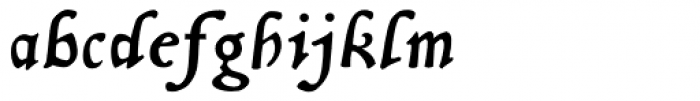Moravus Italic Font LOWERCASE
