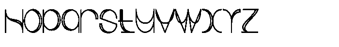 Morbaizy Family Morbaizy Black Condensed Regular Font LOWERCASE