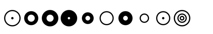 More Dots Font LOWERCASE