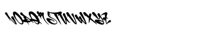 More Gaffiti Spray Paint Regular Font LOWERCASE