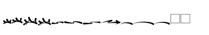 More Gaffiti Spray Paint Swashes FONT