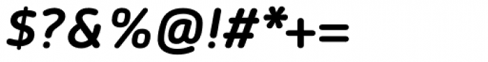Morebi Rounded Bold Italic Font OTHER CHARS