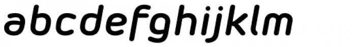 Morebi Rounded Bold Italic Font LOWERCASE