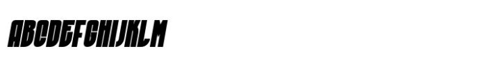Moregans Slant Font UPPERCASE