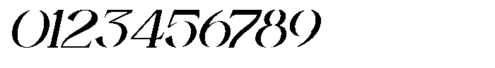 Moreira Italic Font OTHER CHARS