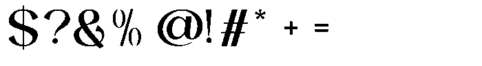 Moreira Regular Font OTHER CHARS