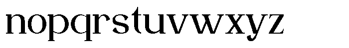 Moreira Regular Font LOWERCASE