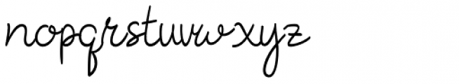 Morella Script Font LOWERCASE