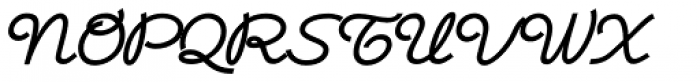Morenita Bold Italic Font UPPERCASE