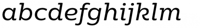 Moreno Regular Italic Font LOWERCASE