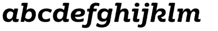 Moreno Rough Semi Bold Italic Font LOWERCASE