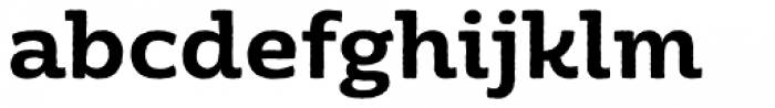 Moreno Rough Semi Bold Font LOWERCASE