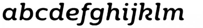 Moreno Rough Two Medium Italic Font LOWERCASE