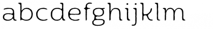 Moreno Rough Two Thin Font LOWERCASE