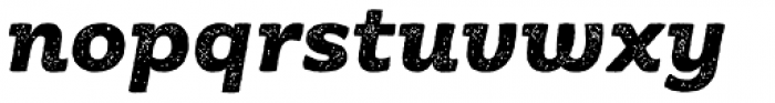 Moreno Rust Bold Italic Font LOWERCASE