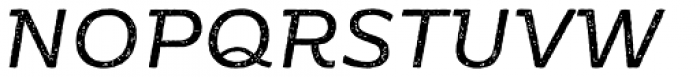 Moreno Rust Regular Italic Font UPPERCASE