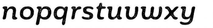 Moreno Rust Two Medium Italic Font LOWERCASE