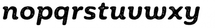 Moreno Rust Two Semi Bold Italic Font LOWERCASE