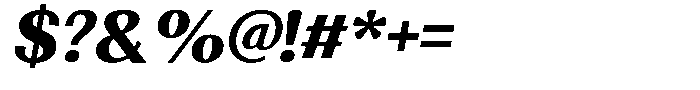 Morenta Black Slanted Font OTHER CHARS