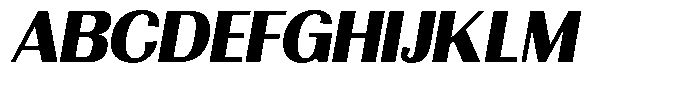 Morenta Black Slanted Font UPPERCASE
