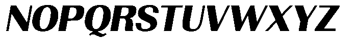 Morenta Black Slanted Font UPPERCASE