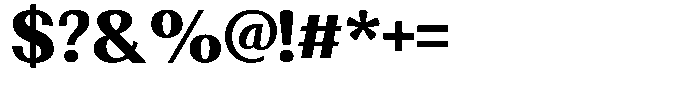 Morenta Black Font OTHER CHARS
