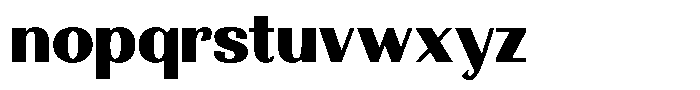 Morenta Black Font LOWERCASE
