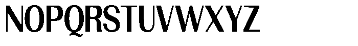 Morenta Bold Condensed Font UPPERCASE