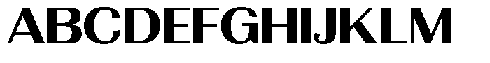 Morenta Bold Expanded Font UPPERCASE