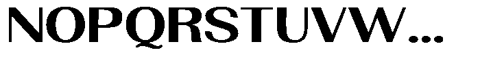 Morenta Bold Expanded Font UPPERCASE