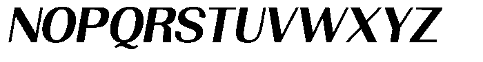 Morenta Bold Slanted Font UPPERCASE