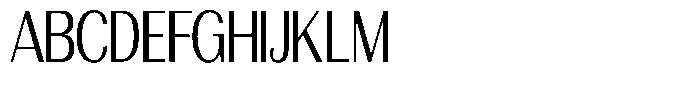 Morenta Condensed Font UPPERCASE