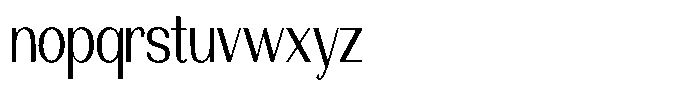 Morenta Condensed Font LOWERCASE