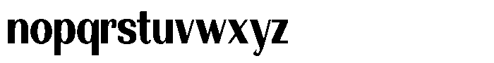 Morenta Extra Bold Condensed Font LOWERCASE