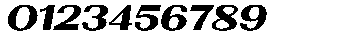 Morenta Extra Bold Slanted Expanded Font OTHER CHARS
