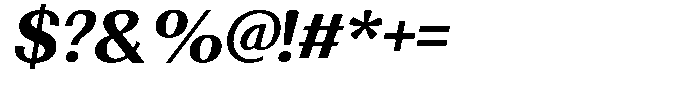 Morenta Extra Bold Slanted Font OTHER CHARS