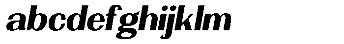 Morenta Extra Bold Slanted FONT