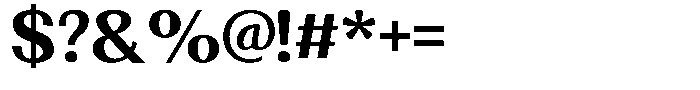 Morenta Extra Bold Font OTHER CHARS