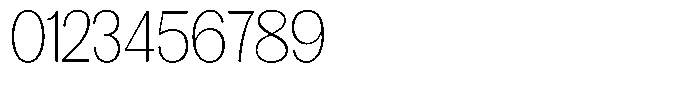 Morenta Extra Light Condensed Font OTHER CHARS