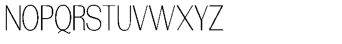 Morenta Extra Light Condensed Font UPPERCASE