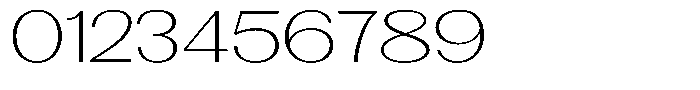 Morenta Extra Light Expanded Font OTHER CHARS
