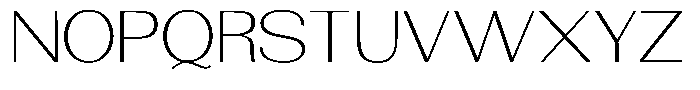 Morenta Extra Light Expanded Font UPPERCASE