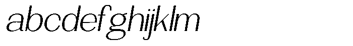 Morenta Light Slanted FONT