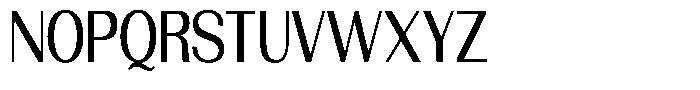 Morenta Medium Condensed Font UPPERCASE