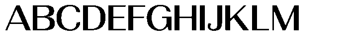 Morenta Medium Expanded Font UPPERCASE