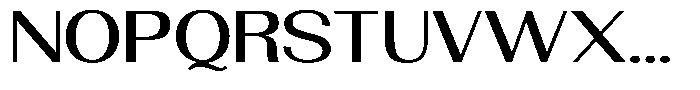 Morenta Medium Expanded Font UPPERCASE